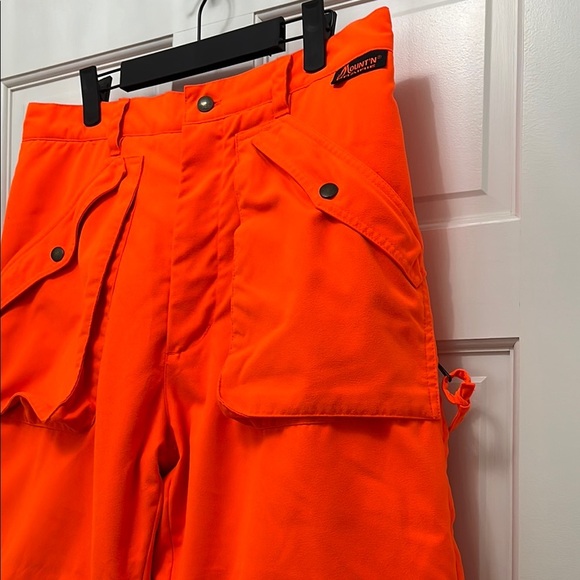 Mount'n Prairie Blaze Orange Double Zippered Legs Insulated Pants - Size Medium - Picture 8 of 16